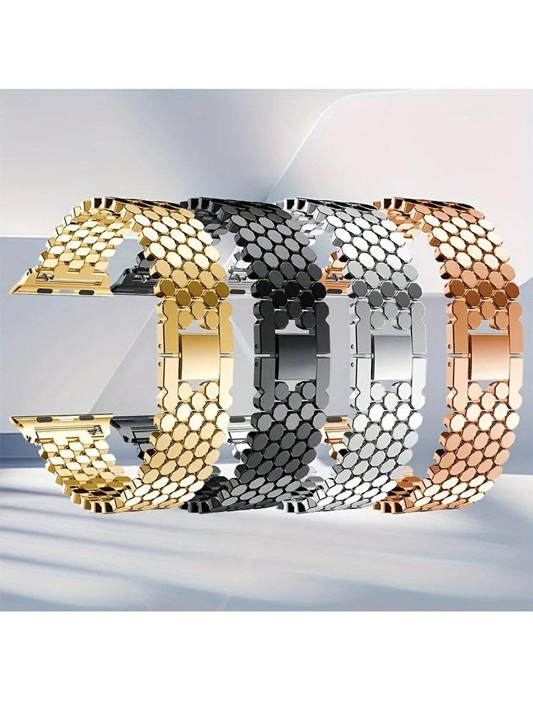 Luxury Watch Ap - Edelstahlarmband für Apple Watch Band 45