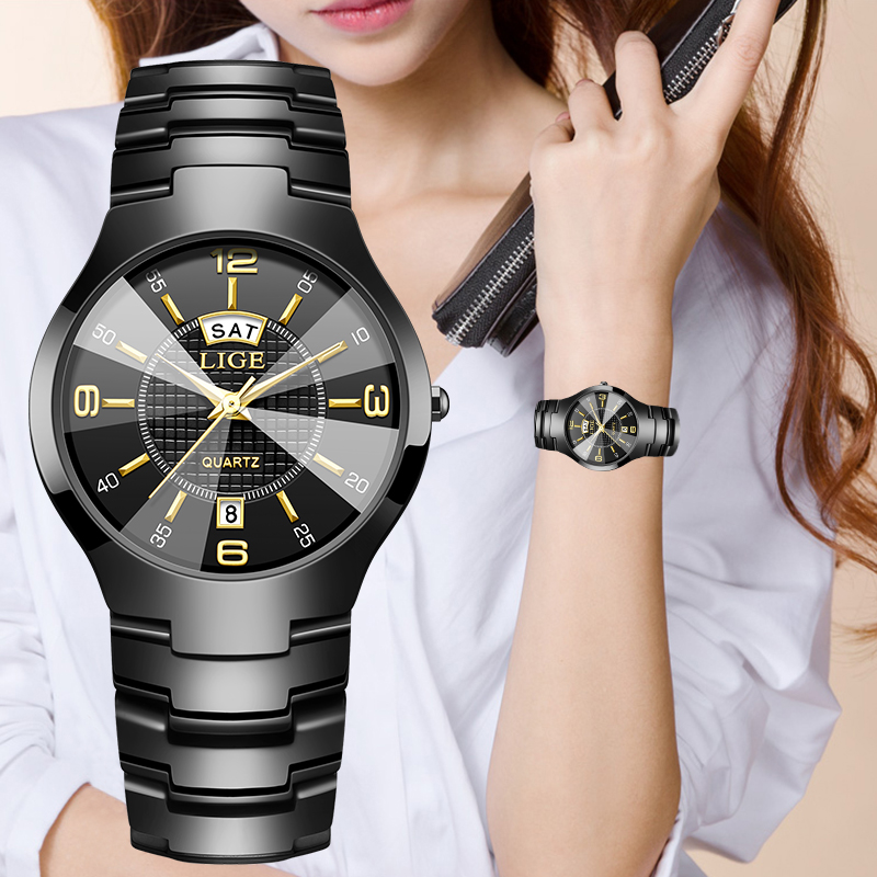 Luxury Watch Women - LIGE Mode Elegante Damen Armbanduhr Luxus