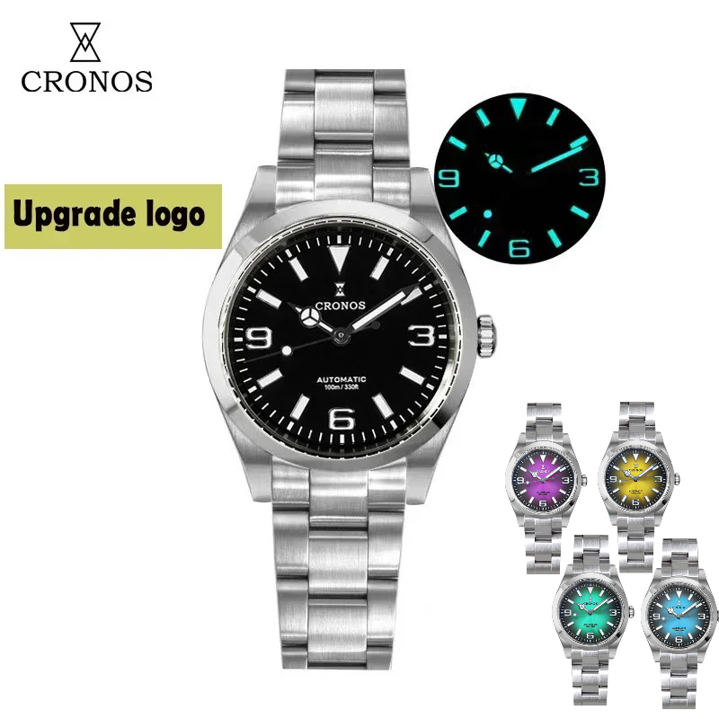 Diver Watch 300M - Cronos L6032 36mm Männer Mechanische Uhr
