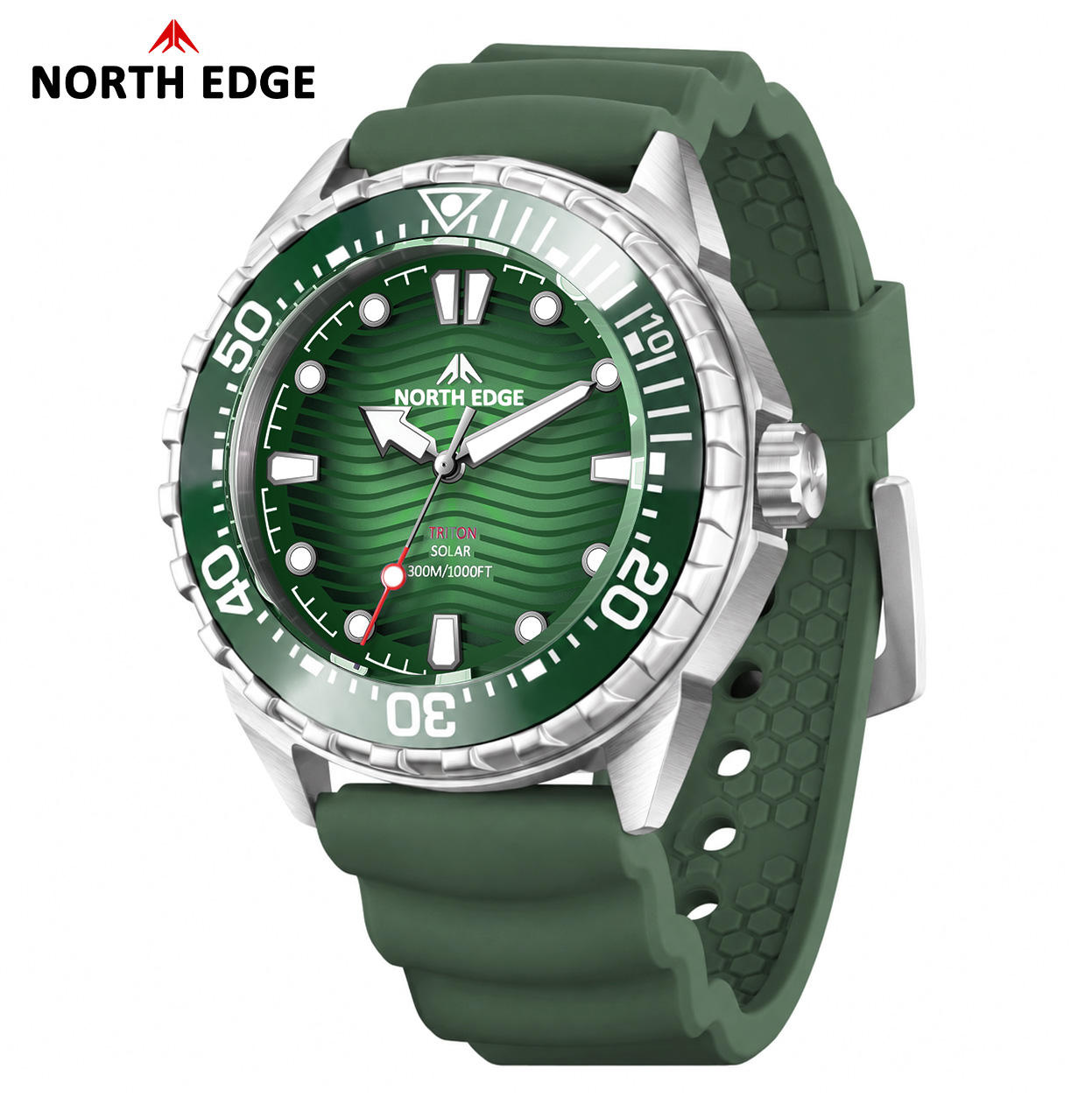 Diver Watch 300M - NORTH EDGE 2026 Neue TRITON Solarbetriebene