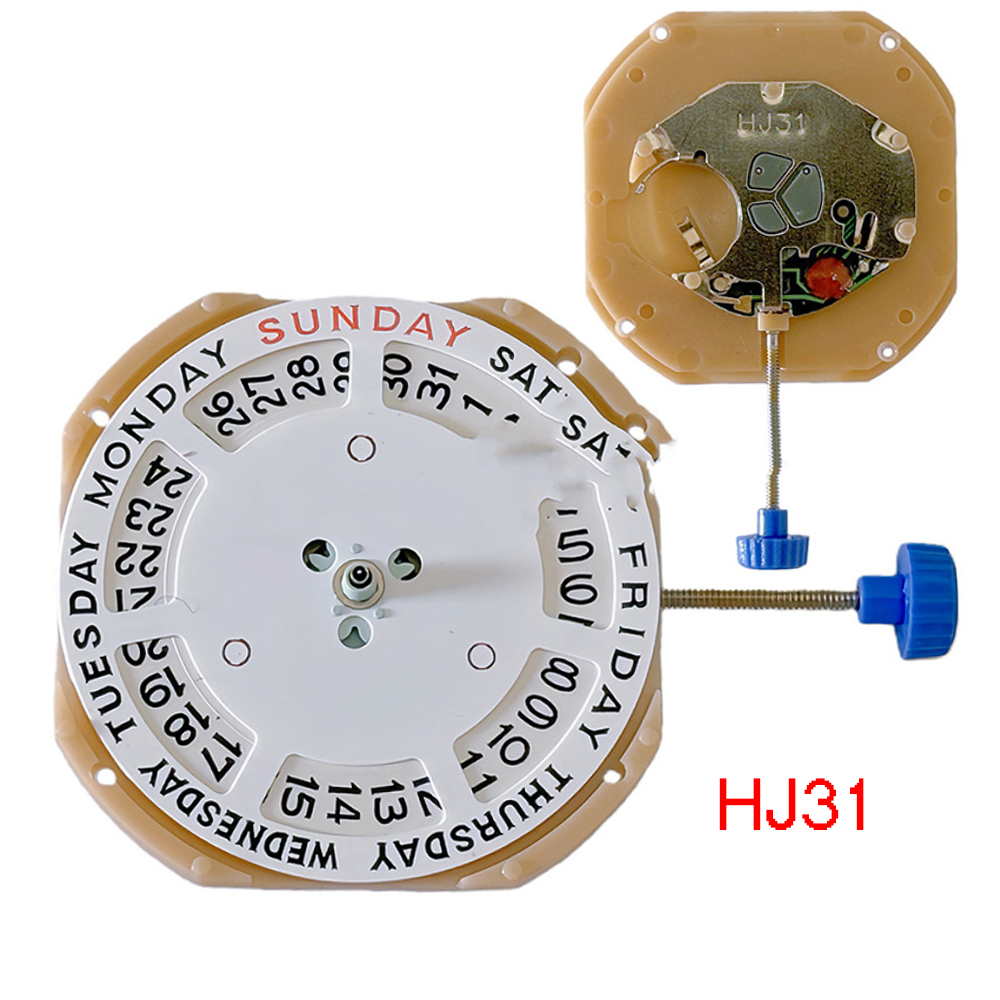 Perpetual Calendar Watch - Neues Uhrwerk für HJ30-Uhrwerk, Wochentagsrad, Doppelkalender,