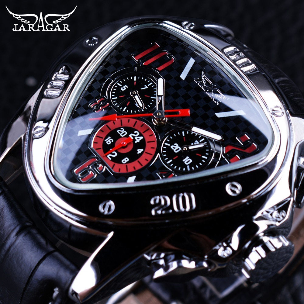 Watch Triangle Luxury - Jaragar Sport Racing Design Geometrische Dreieck