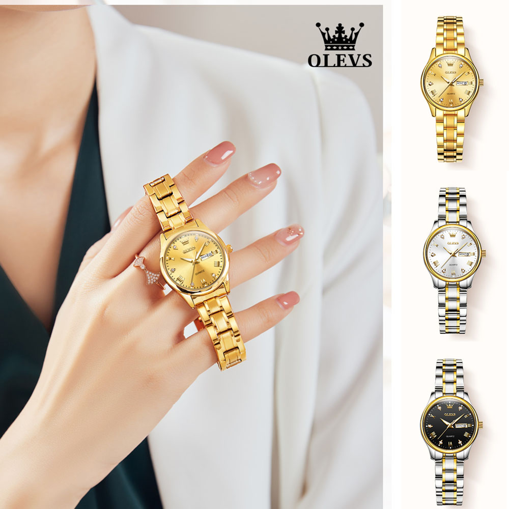 Olevs neue Mode Frauen Quarzuh – Luxury Watch Moon Phase Bewertung und Preis