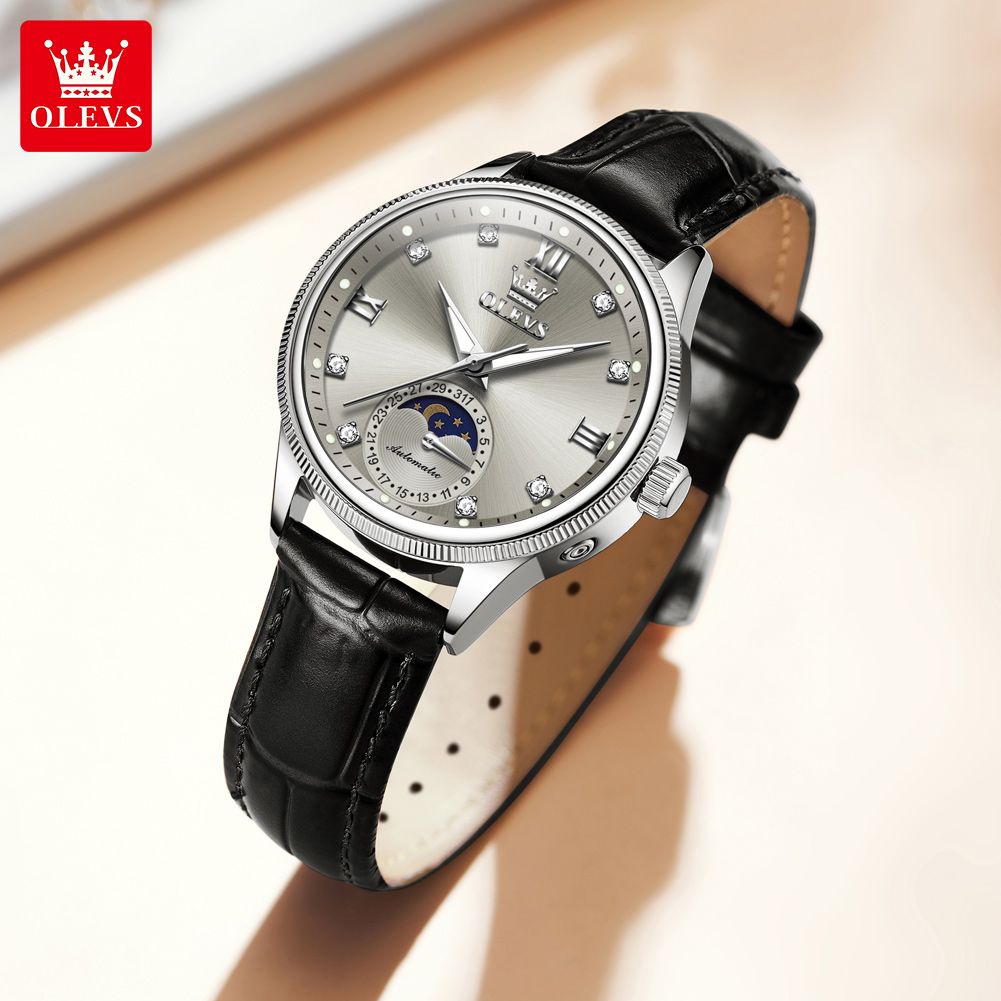 OLEVS Mondphase Mode Frauen Uh – Luxury Watch Moon Phase Bewertung und Preis