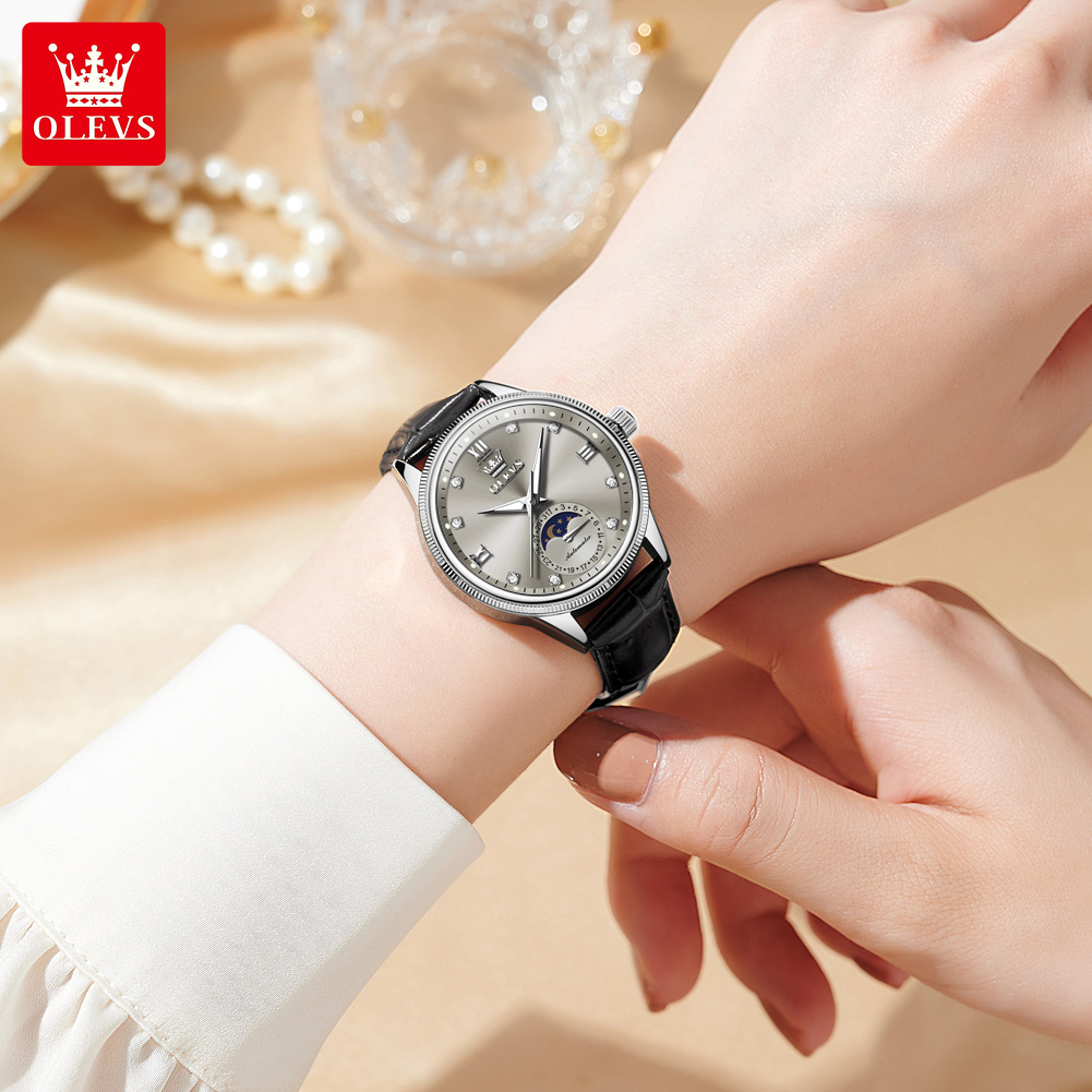 OLEVS Mondphase Mode Frauen Uh – Luxury Watch Moon Phase Bewertung und Preis