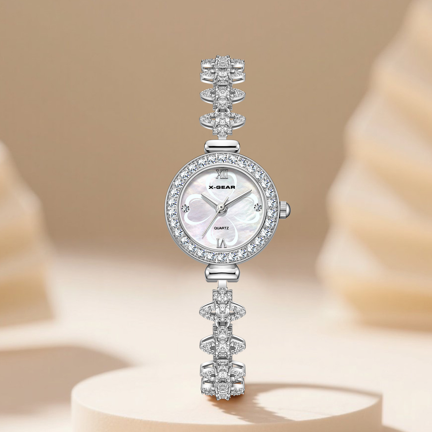 X-GEAR Modische Strass-Damenuh – Luxury X I Watch Bewertung und Preis