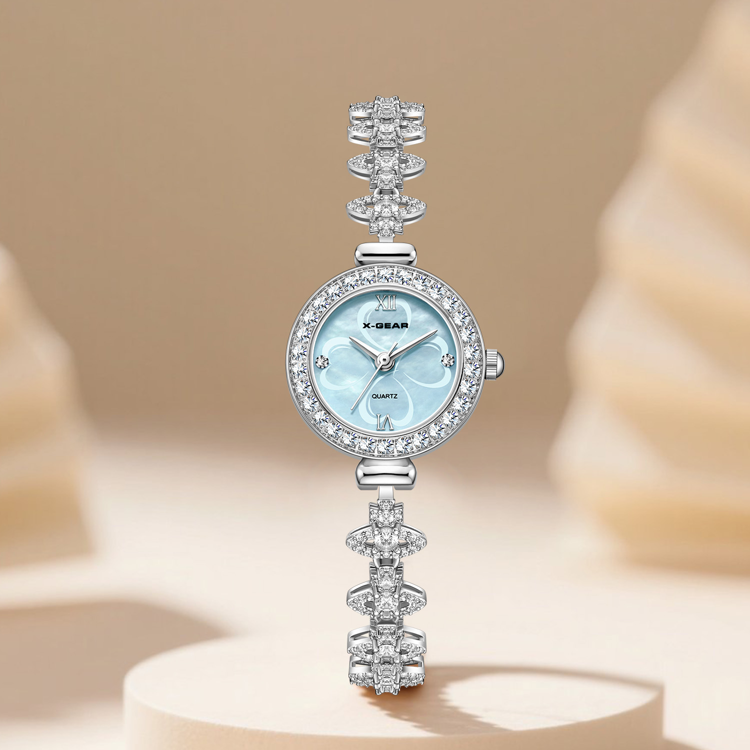 X-GEAR Modische Strass-Damenuh – Luxury X I Watch Bewertung und Preis
