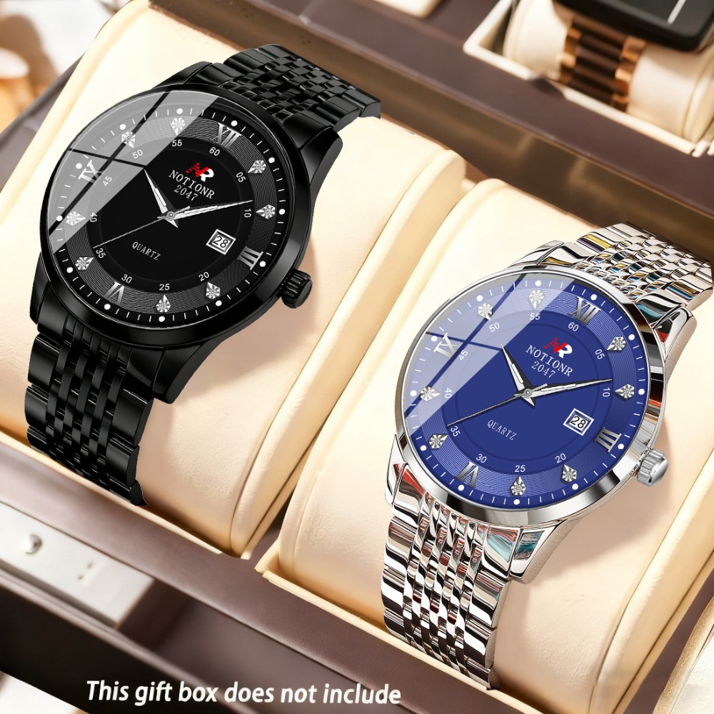 2 Stück klassische Herren-Quar – Luxury Watch Strap Bewertung und Preis