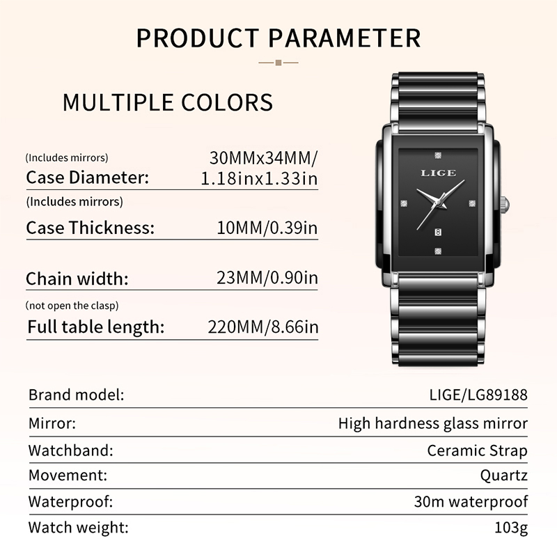 LIGE Neue Luxus Frauen Uhren E – Luxury Watch Storage Bewertung und Preis