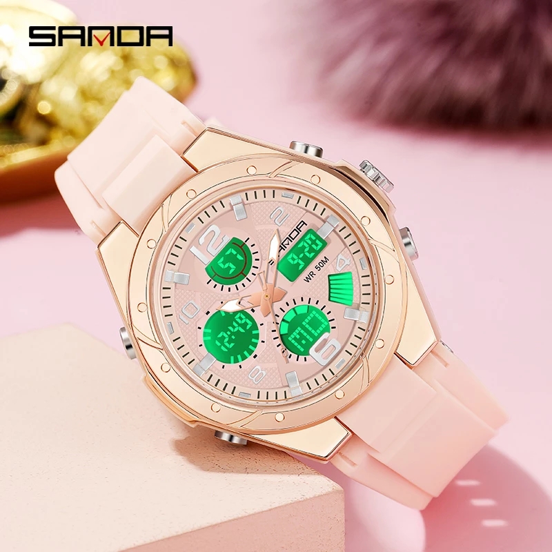 SANDA Rosa Uhr für Damen Analo – Perpetual Calendar Watch Bewertung und Preis