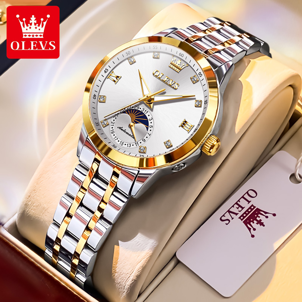 OLEVS 7041 Eleganz Mondphase D – Luxury Watch Moon Phase Bewertung und Preis