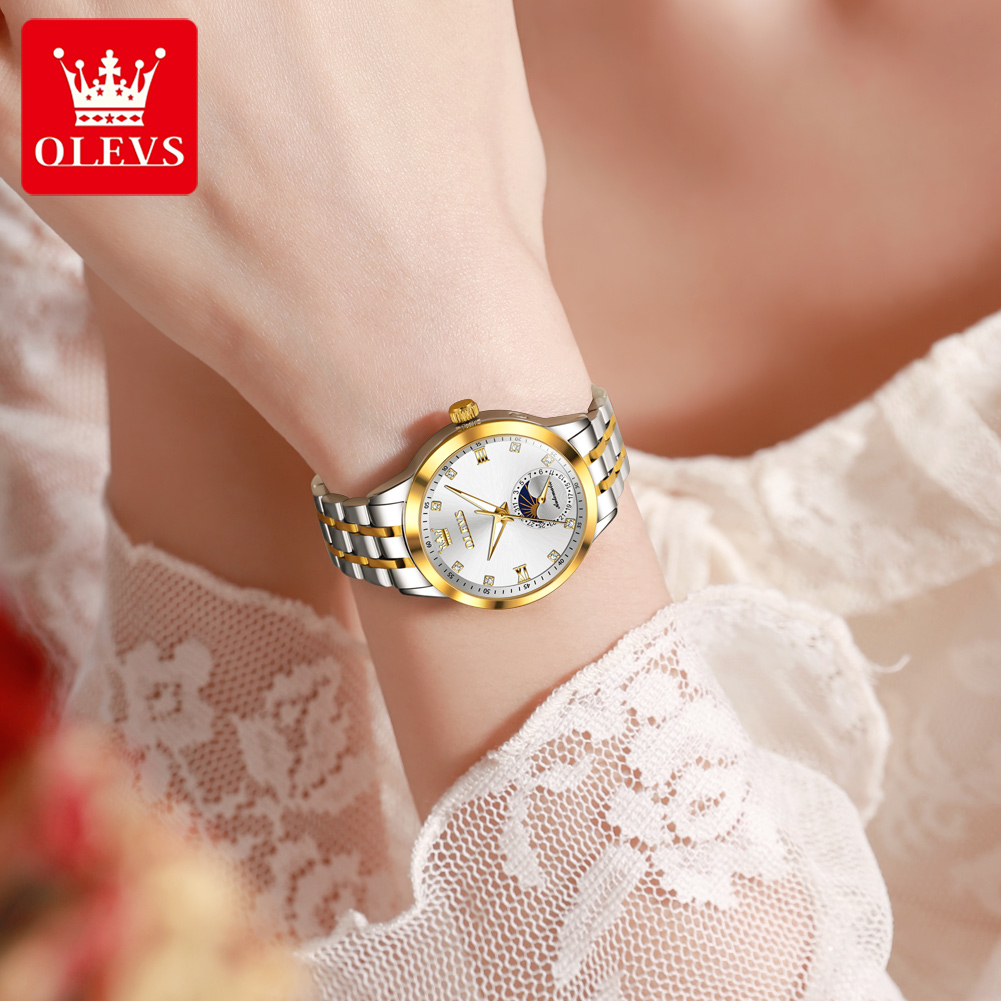 OLEVS 7041 Eleganz Mondphase D – Luxury Watch Moon Phase Bewertung und Preis