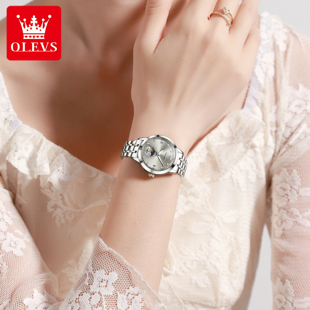 OLEVS 7041 Eleganz Mondphase D – Luxury Watch Moon Phase Bewertung und Preis