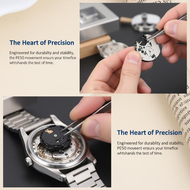 PE50 6-Pin Quarz-Uhrwerk mit E – Perpetual Calendar Watch Bewertung und Preis
