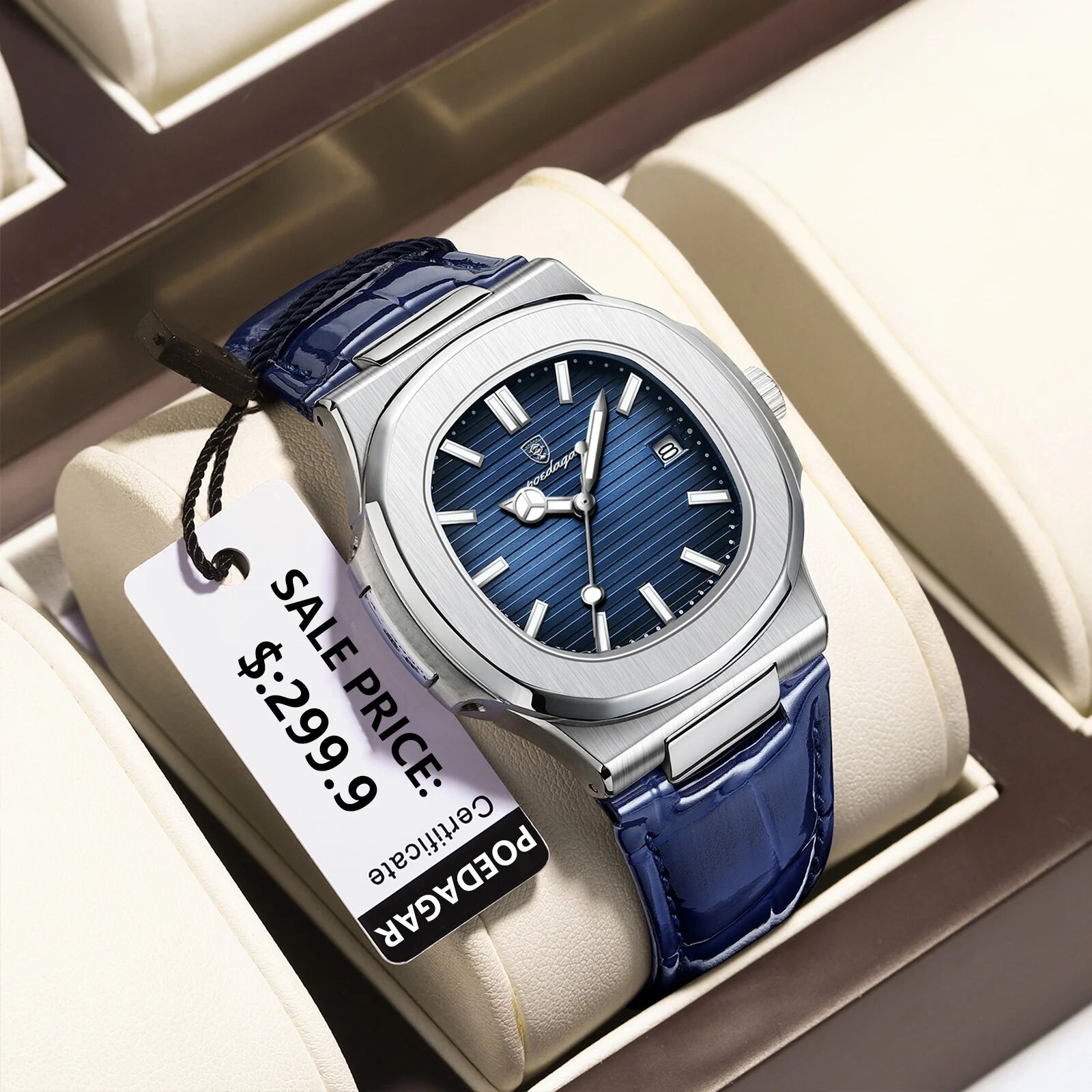 POEDAGAR Top Luxus Platz Mann  – Luxury Watch Ap Bewertung und Preis