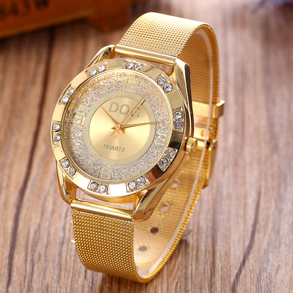 Luxus Marke Gold Edelstahl Str – Luxury Watch Brand For Women Bewertung und Preis