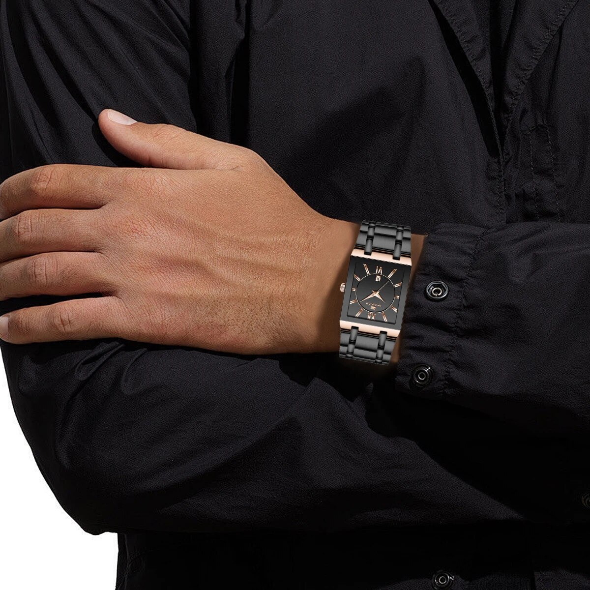 Herren-Business-Armbanduhr, sc – Luxury Watch Gold And Black Bewertung und Preis