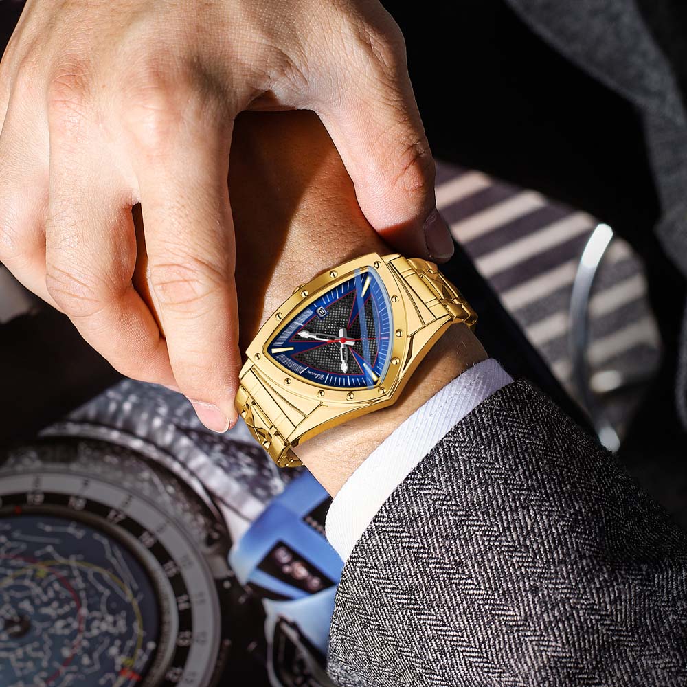 CHENXI Luxus herren Uhr Quarz  – Watch Triangle Luxury Bewertung und Preis